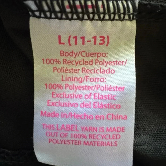 NWOT No Boundaries Juniors Hi Low Black Pink Floral Sheer Ruffle Dress Size L - Picture 15 of 15